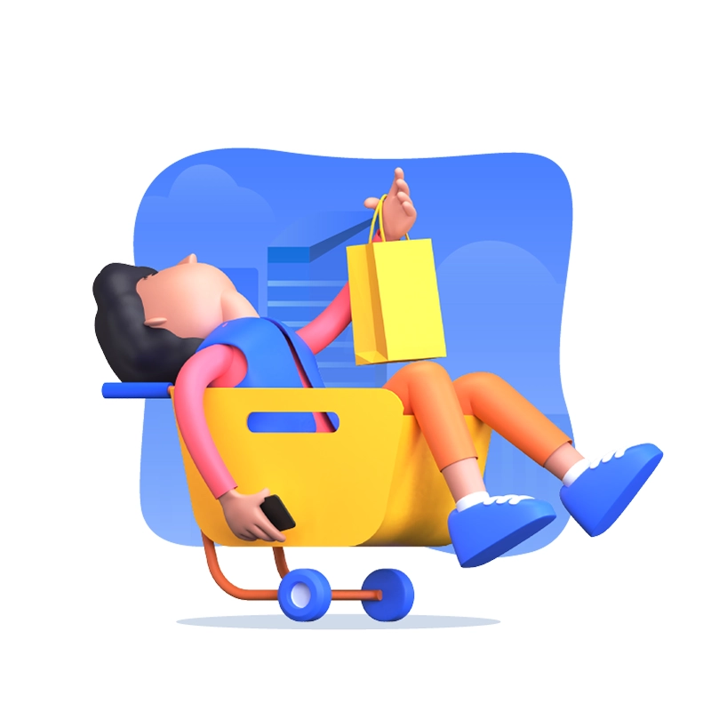 دانلود مجموعه تصاویر سه بعدی مشتری با بازاریابی ایلوستریتور